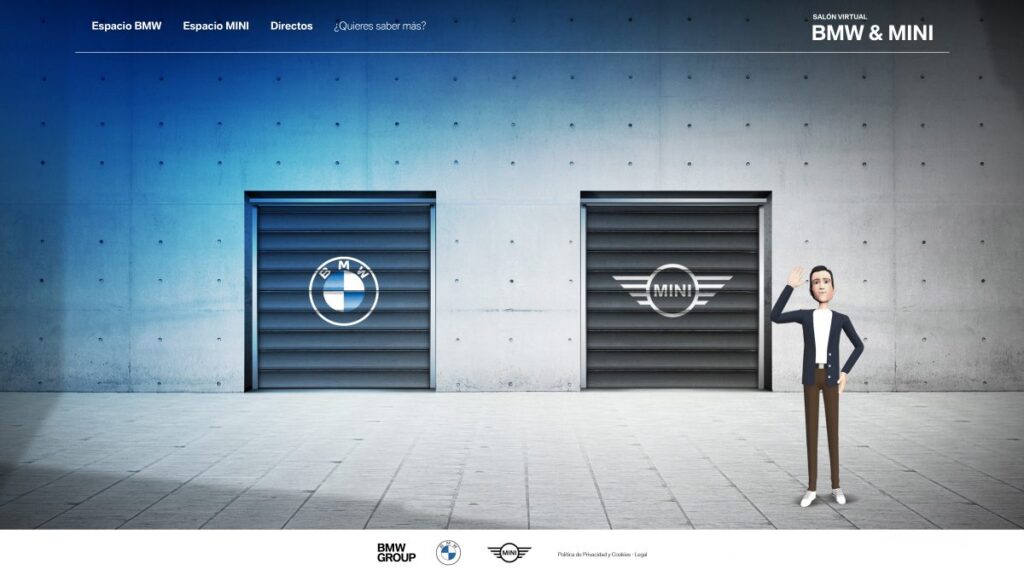 BMW y MINI recrean en internet el primer salón del automóvil nacional