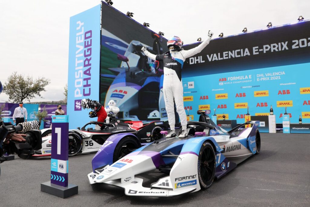 Jake Dennis (GBR) en la sexta carrera de la temporada del Campeonato del Mundo de Formula E